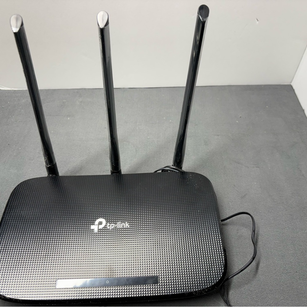 TP-Link Black and Gray Wireless Router